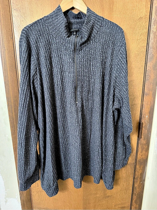 torrid Tops - Torrid 5 5X Relaxed Fit Super Soft Plush Rib Quarter Zip Sweater Sweatshirt